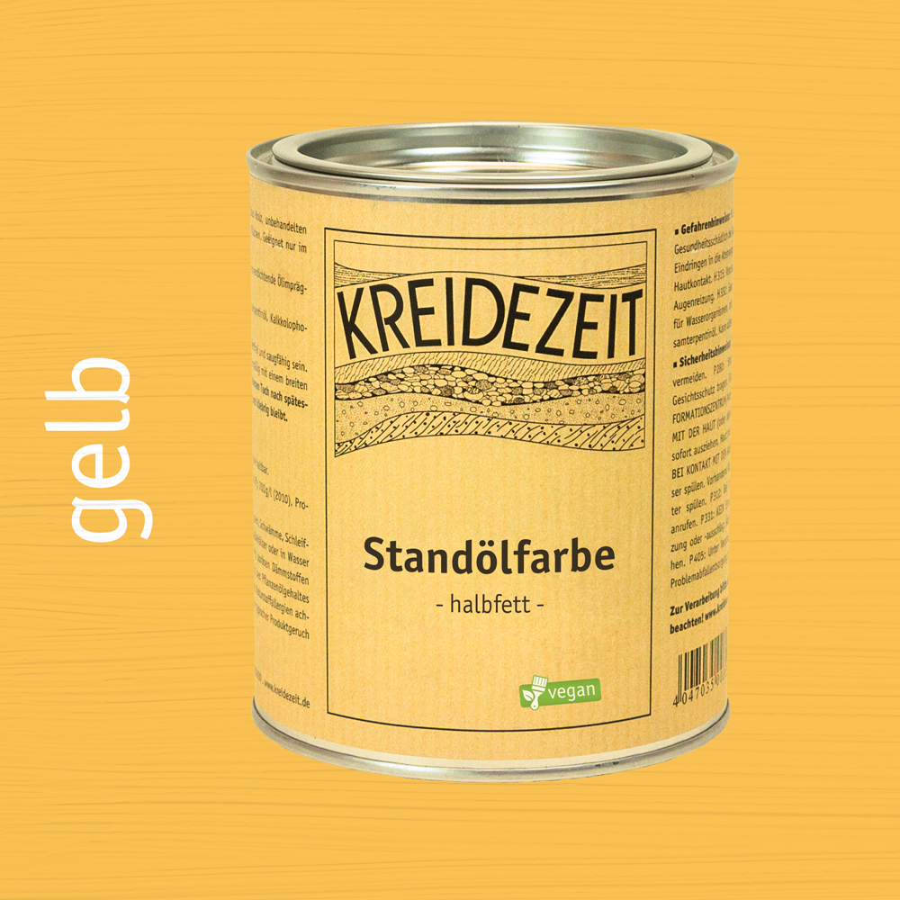 Standölfarbe, Zwischenanstrich farbig