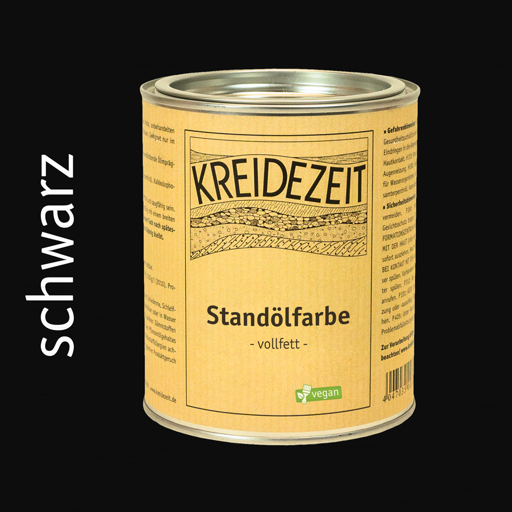 Standölfarbe, Schlussanstrich farbig