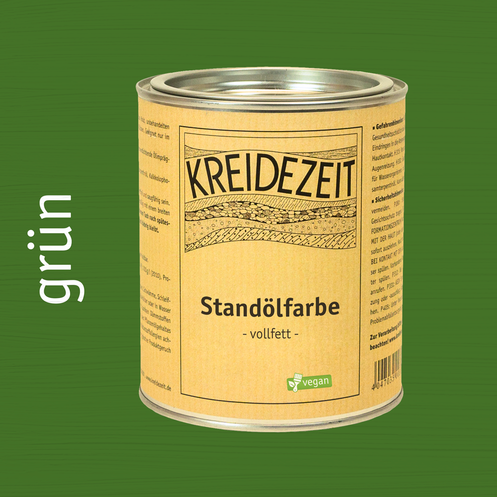 Standölfarbe, Schlussanstrich farbig