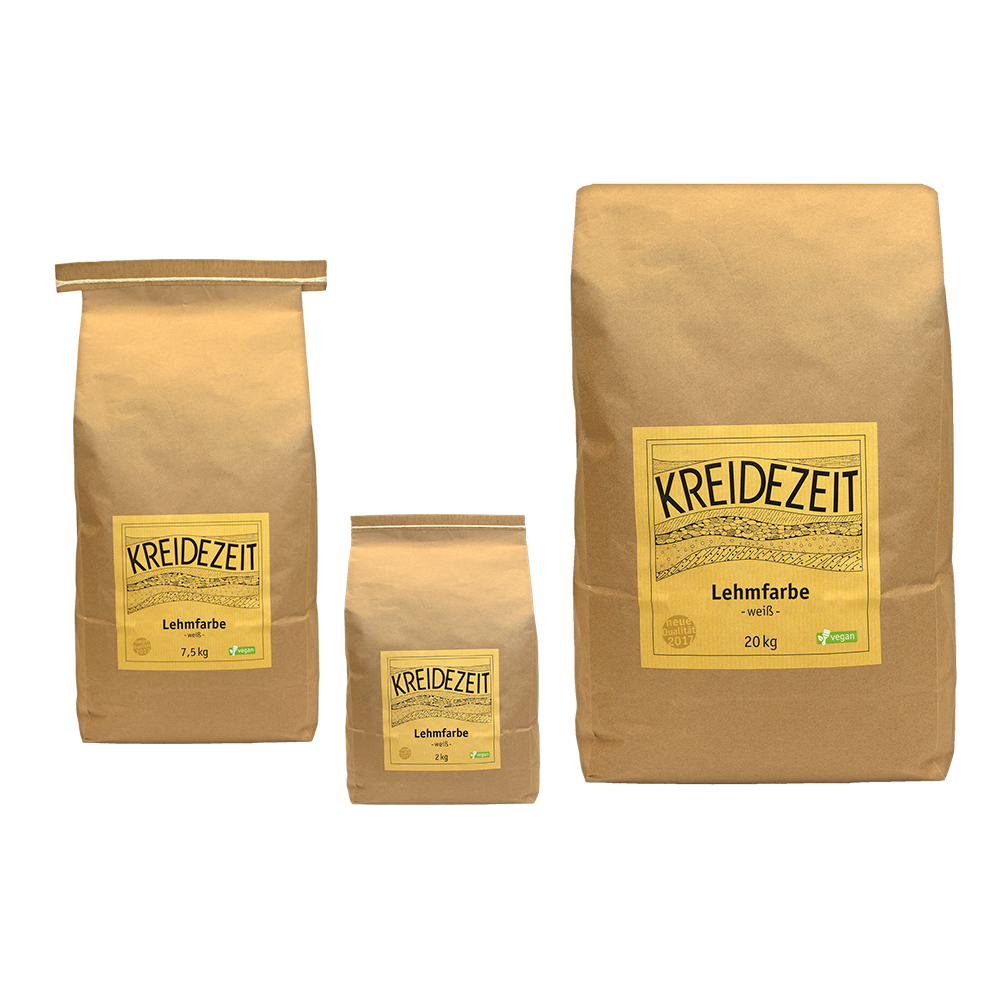 KREIDEZEIT Lehmfarbe weiss