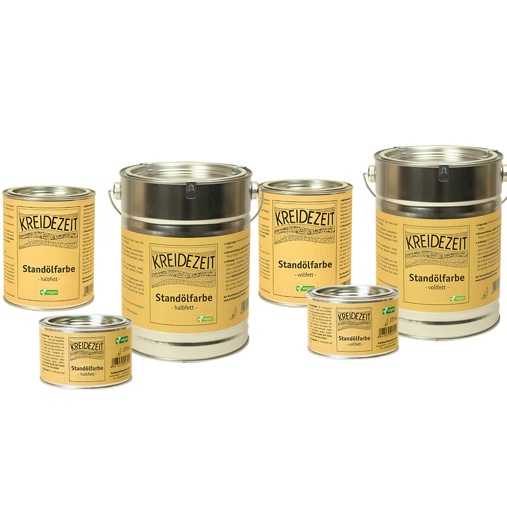 Standölfarbe, Schlussanstrich Sonderfarbton