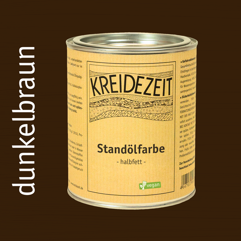 Standölfarbe, Zwischenanstrich farbig
