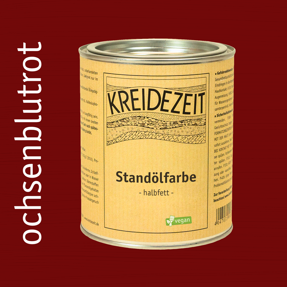 Standölfarbe, Zwischenanstrich farbig
