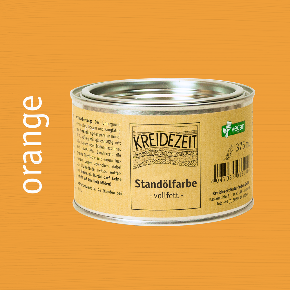 Standölfarbe, Schlussanstrich farbig