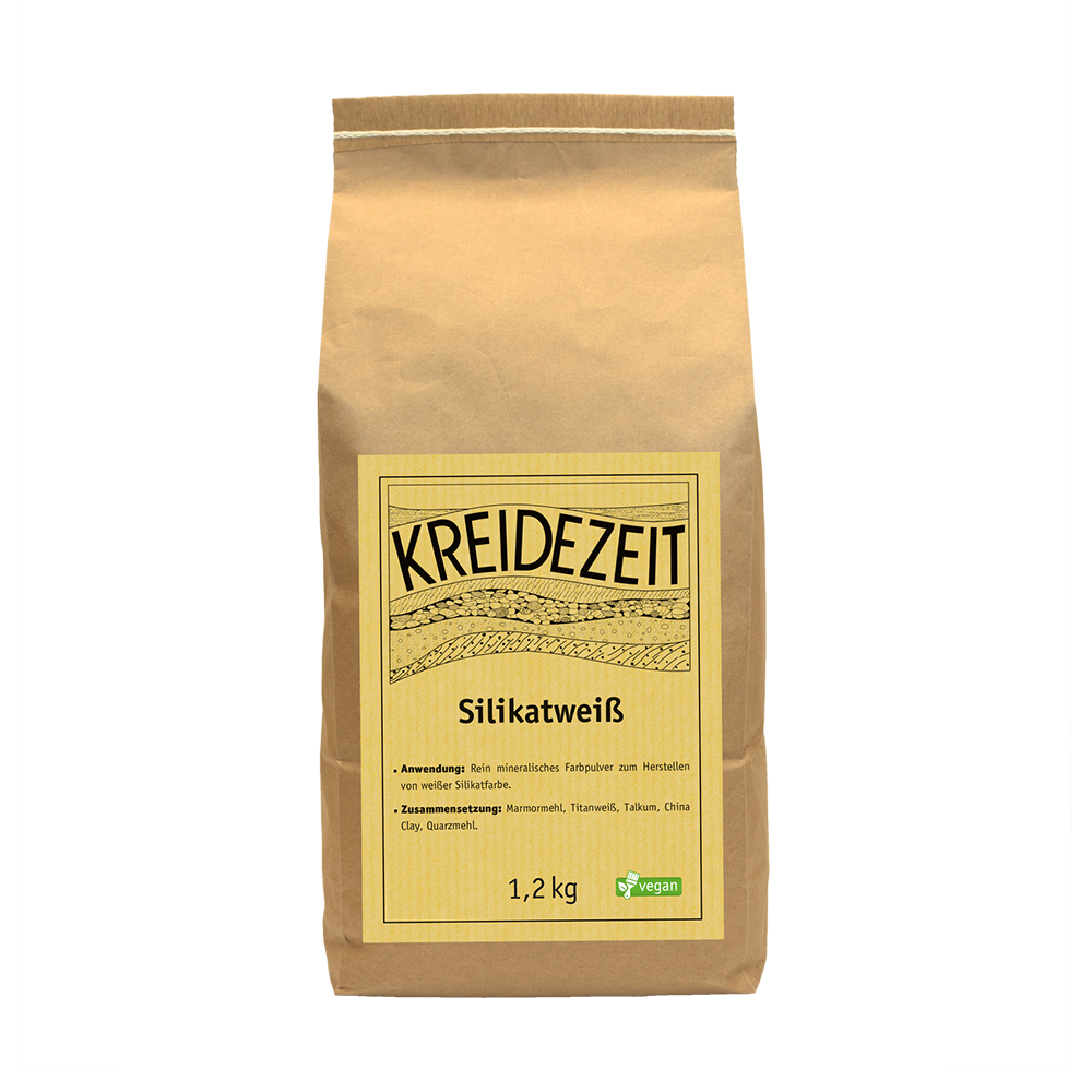 Silikatweiß für Wasserglas