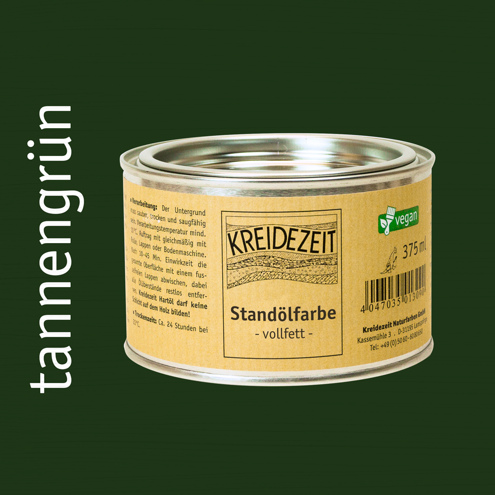 Standölfarbe, Schlussanstrich farbig