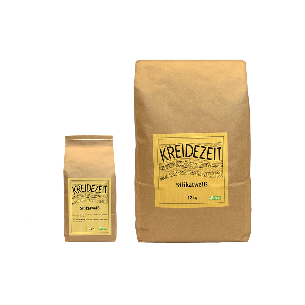 Silikatweiß für Wasserglas
